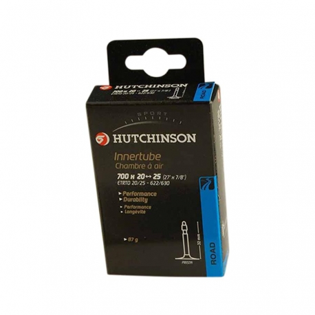 CHAMBRE AIR ROUTE 700X20 / 25 VP HUTCHINSON VALVE 48MM